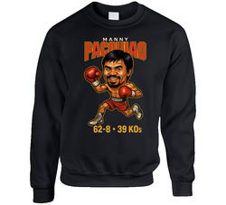 Manny Pacquiao Caricature Boxing Record Crewneck Sweater Crewneck Sweatshirt Manny Pacquiao Caricature Boxing Record Crewneck Sweater Crewneck Sweatshirt