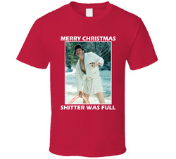 Cousin Eddie Merry Christmas Shitters Was Full Funny T Shirt Cousin Eddie Merry Christmas Shitters Was Full Funny T Shirt