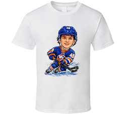 Matthew Schaefer Caricature Sports Hockey T Shirt Matthew Schaefer Caricature Sports Hockey T Shirt