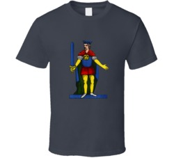 King Italian Cards Sword Spade Briscola Scopa T Shirt