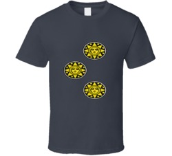 3 Three Denari Coins Italian Cards Briscola Scopa T Shirt