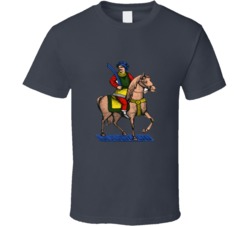 Horse Knight Cavallo Swords Spade Italian Cards Briscola Scopa T Shirt