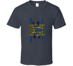 5 Five Swords Spade Italian Cards Briscola Scopa T Shirt