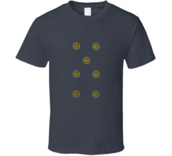 7 Seven Denari Coins Italian Cards Scopa Briscola T Shirt