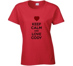 Keep Calm And Love Cody Valentines Day Gift Present T Shirt Keep Calm And Love Cody Valentines Day Gift Present T Shirt