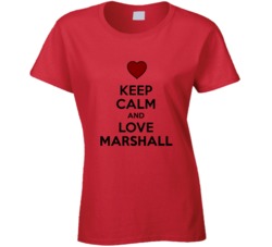 Keep Calm And Love Marshall Valentines Day Gift Present T Shirt Keep Calm And Love Marshall Valentines Day Gift Present T Shirt