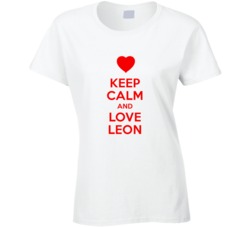 Keep Calm And Love Leon Valentines Day Present Gift T Shirt Keep Calm And Love Leon Valentines Day Present Gift T Shirt