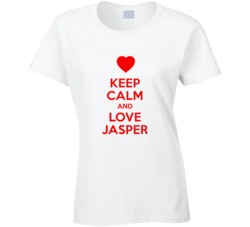 Keep Calm And Love Jasper Valentines Day Present Gift T Shirt Keep Calm And Love Jasper Valentines Day Present Gift T Shirt