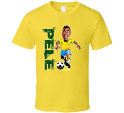 Pele Brazil Brazilian Soccer Futbal T Shirt Pele Brazil Brazilian Soccer Futbal T Shirt