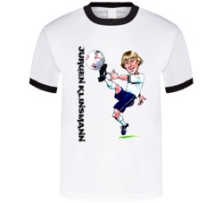 Jurgen Klinsmann Germany German Soccer T Shirt Jurgen Klinsmann Germany German Soccer T Shirt