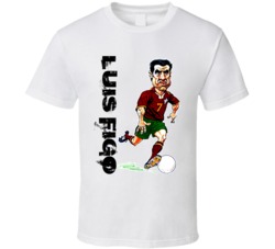 Luis Figo Portugal Soccer Futbal T Shirt Luis Figo Portugal Soccer Futbal T Shirt
