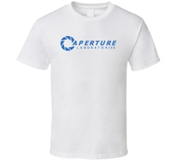 Portal 2 Aperture Science Laborator Video Game T Shirt Portal 2 Aperture Science Laborator Video Game T Shirt