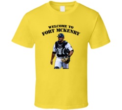 Pittsburgh Baseball Michael Fort Mckenry T Shirt Pittsburgh Baseball Michael Fort Mckenry T Shirt