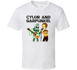 Cylon And Garfunkel Futurama T Shirt Cylon And Garfunkel Futurama T Shirt