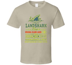 Jimmy Buffet Beer Landshark Fins Up T Shirt Jimmy Buffet Beer Landshark Fins Up T Shirt