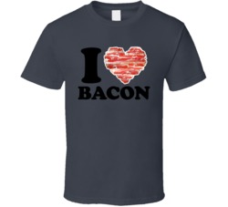 I Love Bacon Heart Pork Breakfast Eggs T Shirt I Love Bacon Heart Pork Breakfast Eggs T Shirt