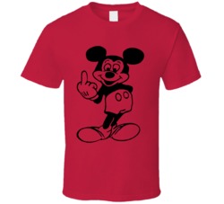 Middle Finger Funny F Off Fu Mickey T Shirt