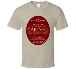 Cardhu Scotch Whiskey Malt Cognac Alcohol T Shirt Cardhu Scotch Whiskey Malt Cognac Alcohol T Shirt