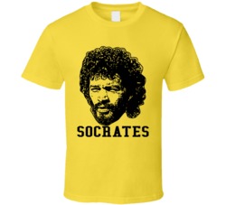 Socrates Soccer Legend Brazil Futbol T Shirt Socrates Soccer Legend Brazil Futbol T Shirt