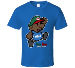 Super Mario Balotelli Italy Soccer T Shirt Super Mario Balotelli Italy Soccer T Shirt