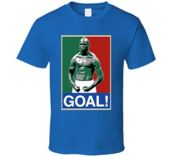 Mario Balotelli Goal Hope Italy Soccer T Shirt Mario Balotelli Goal Hope Italy Soccer T Shirt