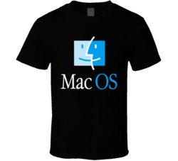 Apple Computers Mac Os Black T Shirt Apple Computers Mac Os Black T Shirt
