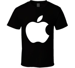Apple Computers Navy T Shirt Apple Computers Navy T Shirt