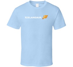 Iceland Air Retro Logo Blue T Shirt Iceland Air Retro Logo Blue T Shirt