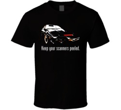Knight Rider Kitt Tv Show Retro Black T Shirt Knight Rider Kitt Tv Show Retro Black T Shirt