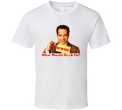 Wwmd Monk Tony Shaalhoub Tv Show Mystery White T Shirt Wwmd Monk Tony Shaalhoub Tv Show Mystery White T Shirt