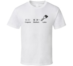 Painter Lifecylce Home Renovation Funny White T Shirt Painter Lifecylce Home Renovation Funny White T Shirt