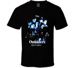 The Outsiders Movie Poster Black T Shirt