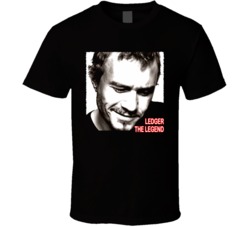 Heath Ledger The Legend Actor Tribute T Shirt
