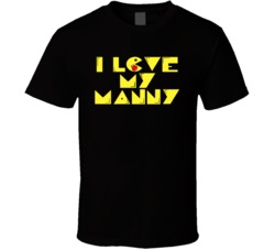 I Love My Manny -with Boxing Gloves Pac-Man Pacquiao Pac Man Font T Sh I Love My Manny -with Boxing Gloves Pac-Man Pacquiao Pac Man Font T Sh