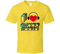 I Heart Love House Music T Shirt I Heart Love House Music T Shirt