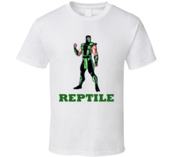 Reptile Mortal Kombat Video Game Fighting T Shirt Reptile Mortal Kombat Video Game Fighting T Shirt