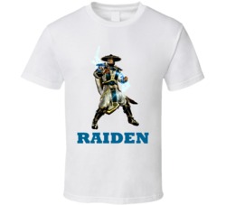 Raiden Mortal Kombat Video Game Fighting T Shirt Raiden Mortal Kombat Video Game Fighting T Shirt