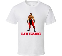 Liu Kang Mortal Kombat Video Game Fighting T Shirt Liu Kang Mortal Kombat Video Game Fighting T Shirt