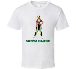Sonya Blade Mortal Kombat Video Game Fighting T Shirt Sonya Blade Mortal Kombat Video Game Fighting T Shirt