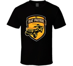 Rat Patrol Retro TV Show 60s T Shirt Rat Patrol Retro TV Show 60s T Shirt