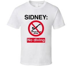 Sidney Crosby No Diving T Shirt Sidney Crosby No Diving T Shirt