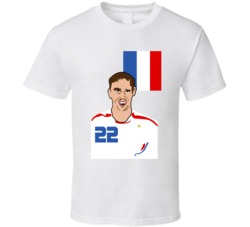 Franck Ribery Soccer France World Cup T Shirt Franck Ribery Soccer France World Cup T Shirt