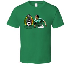 Cuauhtemoc Blanco Soccer Mexico World Cup T Shirt Cuauhtemoc Blanco Soccer Mexico World Cup T Shirt