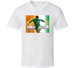 Didier Drogba Soccer Cote D Ivoire World Cup T Shirt Didier Drogba Soccer Cote D Ivoire World Cup T Shirt