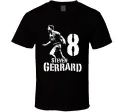 Steven Gerrard Soccer Player T Shirt Steven Gerrard Soccer Player T Shirt