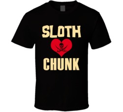 Goonies Sloth Loves Chunk Movie T Shirt Goonies Sloth Loves Chunk Movie T Shirt