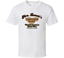 Sweeney Todd Lovett Meat Pies Movie T Shirt Sweeney Todd Lovett Meat Pies Movie T Shirt