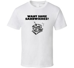 Bad Santa Sandwiches Movie T Shirt Bad Santa Sandwiches Movie T Shirt