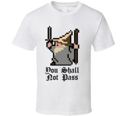 Lord Of The Rings Shall Not Pass Movie T Shirt Lord Of The Rings Shall Not Pass Movie T Shirt