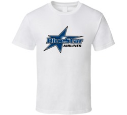 Blue Star Airlines Wall Street T Shirt Blue Star Airlines Wall Street T Shirt